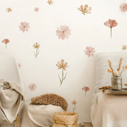 boho floral wall stickers, view 7 - MRSLM