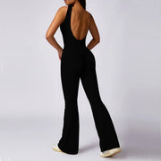 women's compression yoga jumpsuit, view 9 - MRSLM
