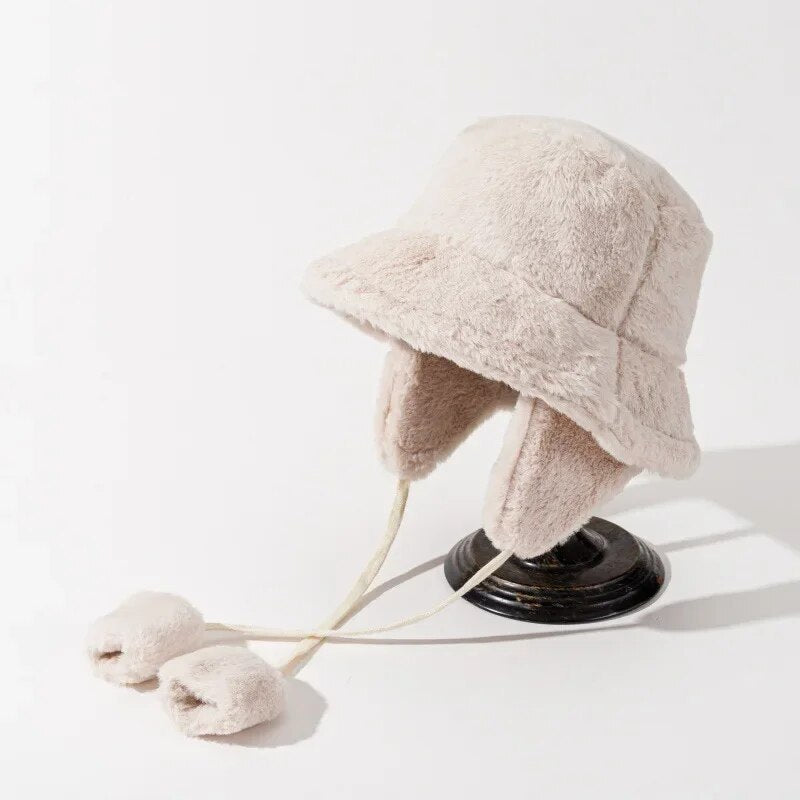 women's winter bucket hat, view 2 - MRSLM