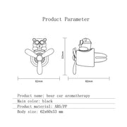 bear pilot car air freshener, view 14 - MRSLM