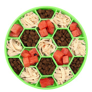 slow feeder dog bowl with silicone base, view 4 - MRSLM