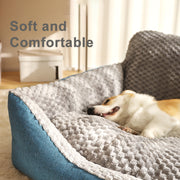 cozy winter warm dog bed, view 4 - MRSLM