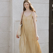v-neck linen sundress - MRSLM
