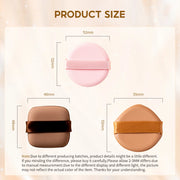 soft cotton powder puff makeup sponge, view 11 - MRSLM