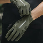 unisex full finger breathable cycling gloves, view 9 - MRSLM