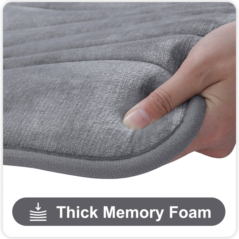 memory foam bathroom mat set, view 5 - MRSLM
