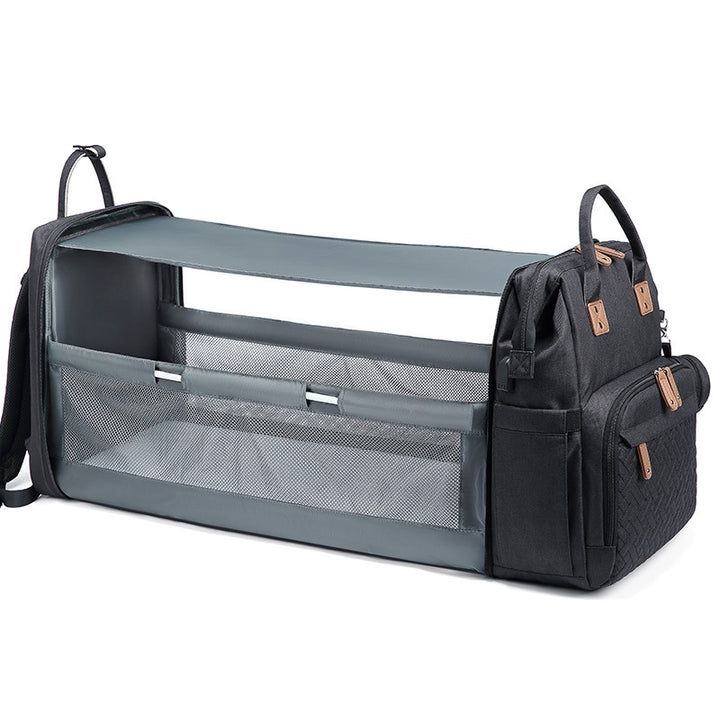 Multifunctional Portable Folding Crib Mommy Bag