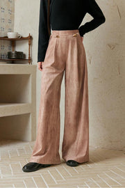 high-waisted wide leg pants, view 4 - MRSLM