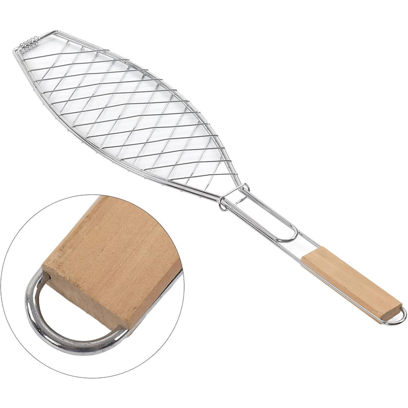 bbq fish and vegetable grilling basket, view 6 - MRSLM