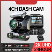 2K 360 degree dash cam, view 7 - MRSLM