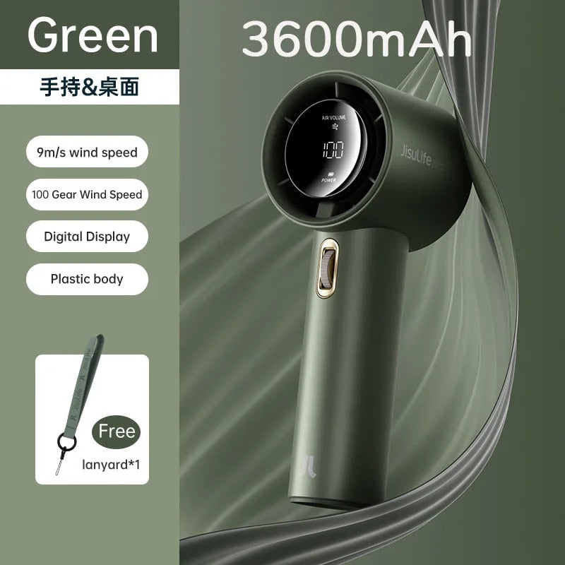 handheld mini fan, view 3 - MRSLM