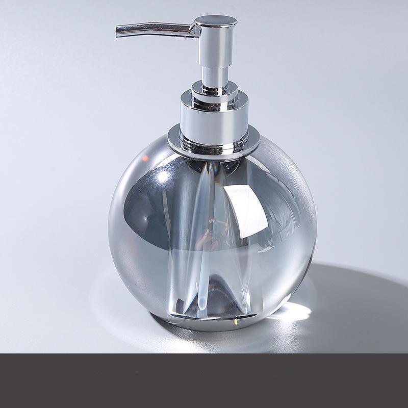 nordic crystal bathroom accessory set, view 4 - MRSLM