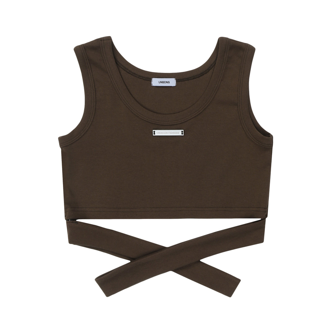 Women's Street Fashion Special-interest Design Short Strap Vest