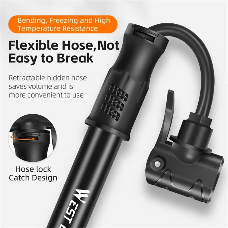 mini bike pump, view 6 - MRSLM