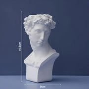 retro white statue pen holder, view 2 - MRSLM