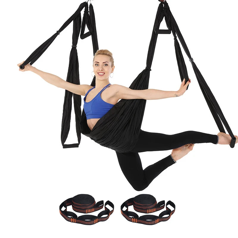 6-handle aerial yoga hammock, view 2 - MRSLM