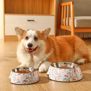 stainless steel anti-tip pet bowl, view 6 - MRSLM