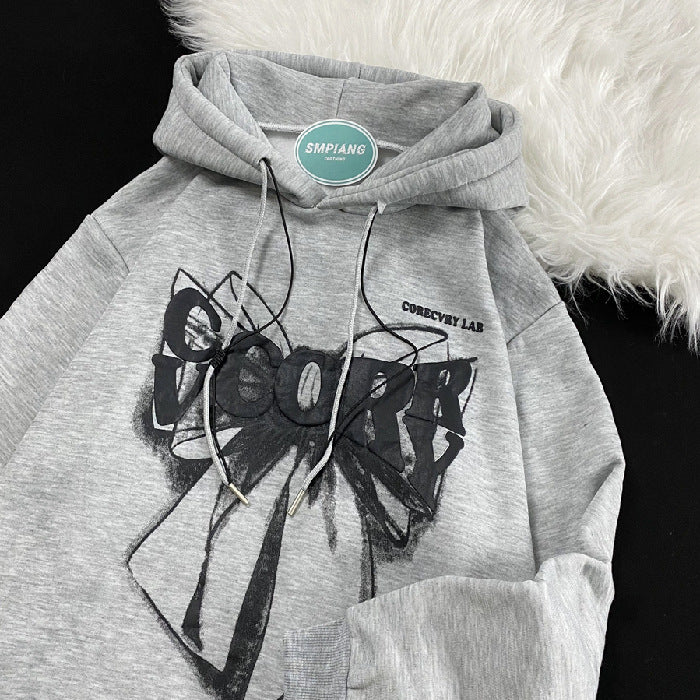 loose velvet-lined hooded cotton jacket, view 5 - MRSLM