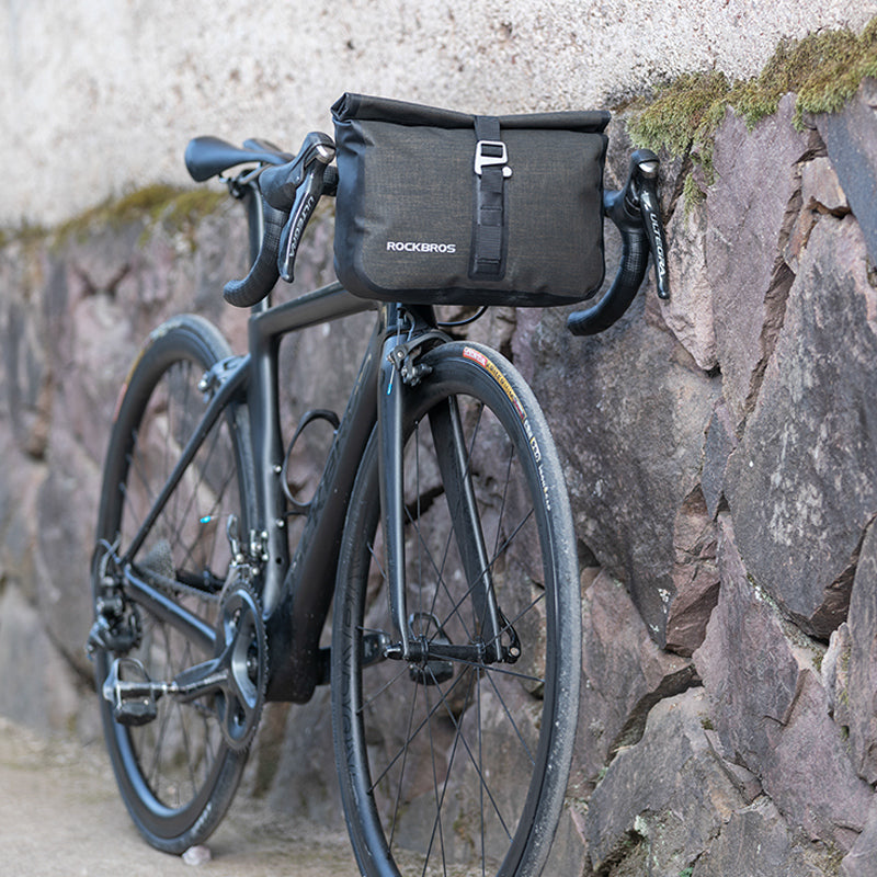 waterproof handlebar bike bag, view 8 - MRSLM