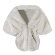 faux fur shawl wrap, view 6 - MRSLM
