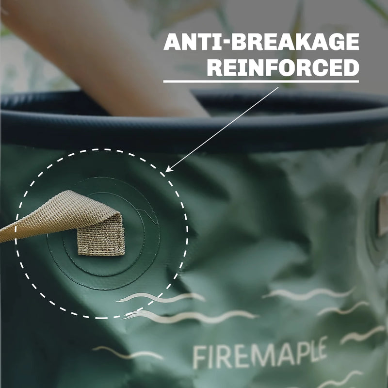 collapsible camping bucket food grade, view 6 - MRSLM