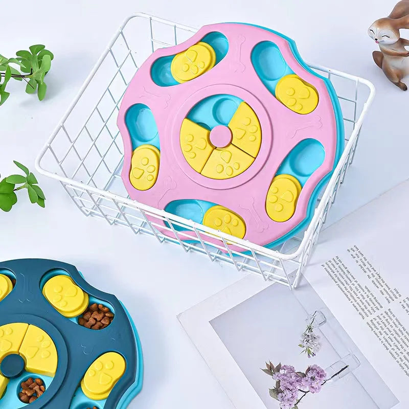 interactive slow feeder dog bowl, view 7 - MRSLM