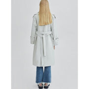 contrasting color trench coat, view 5 - MRSLM