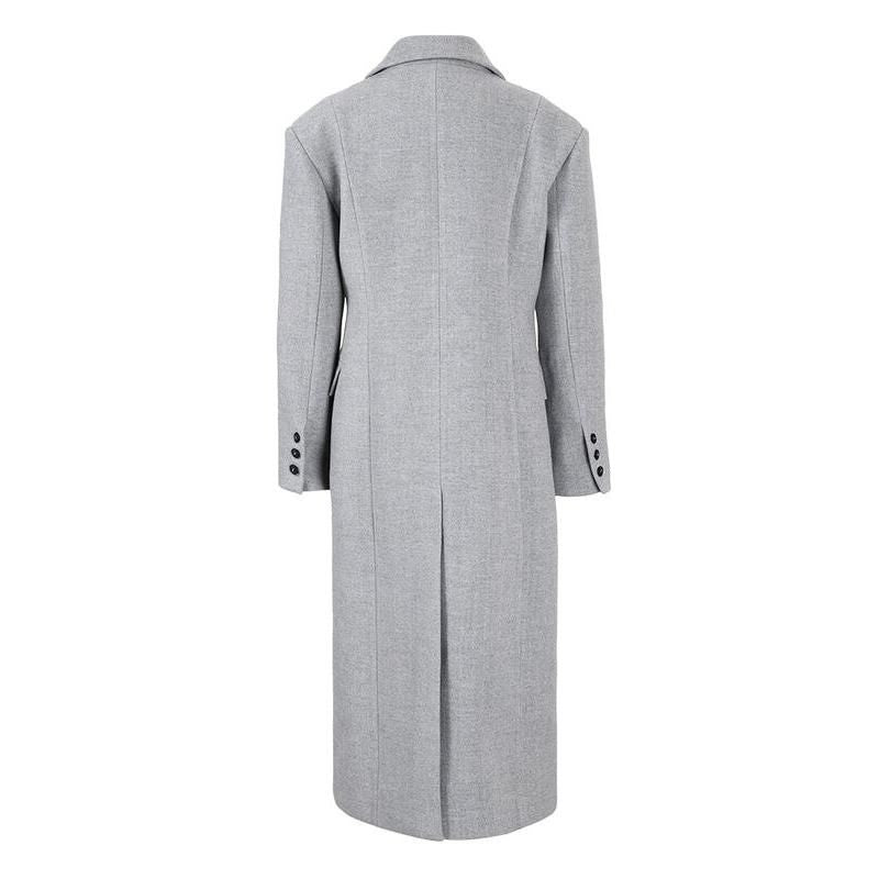 womens woolen overcoat, view 5 - MRSLM