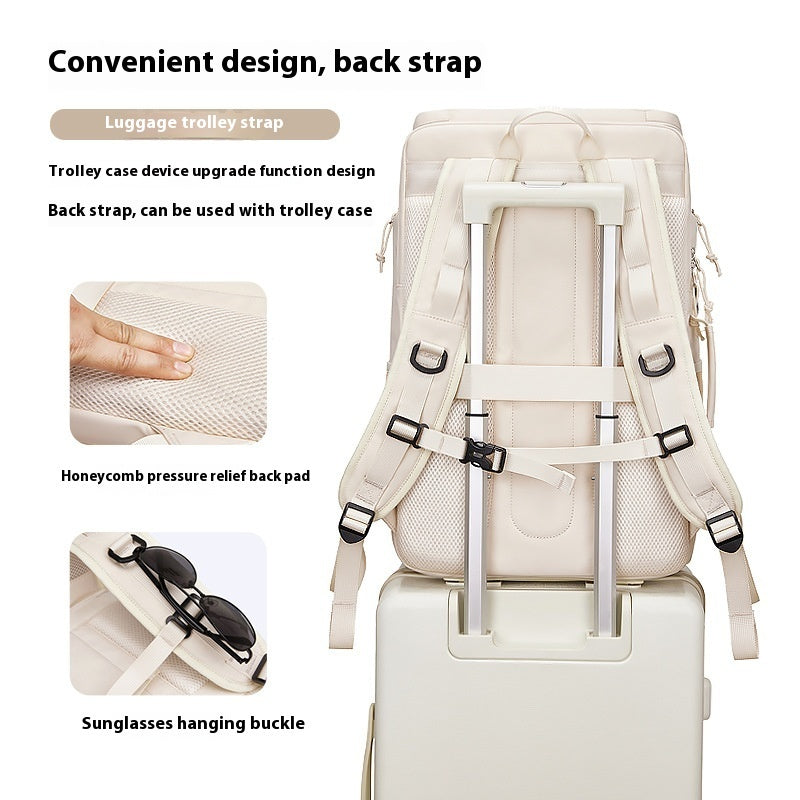men's leisure travel backpack, view 6 - MRSLM