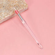 soft silicone eyeshadow and lip applicator brush, view 4 - MRSLM