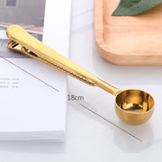 coffee scoop with clip, view 2 - MRSLM