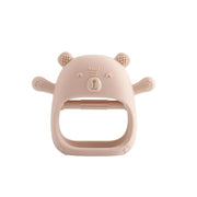 Bear silicone baby teether glove, view 3 - MRSLM