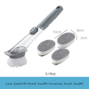 automatic soap dispensing dishwashing brush, view 3 - MRSLM