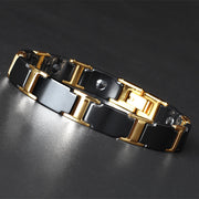men's titanium steel ceramic bracelet, view 5 - MRSLM