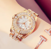full diamond ladies quartz watch, view 2 - MRSLM
