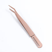 stainless steel eyelash tweezers, view 8 - MRSLM