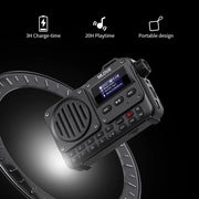 portable Bluetooth speaker with LCD and FM radio, view 7 - MRSLM