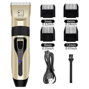 USB rechargeable pet hair grooming clipper, view 2 - MRSLM