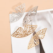 angel wing butterfly stud earrings for women, view 4 - MRSLM