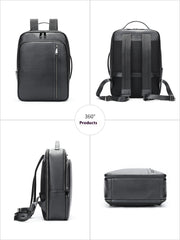 Men's leather backpack, view 4 - MRSLM