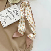 silk scarf hair band, view 9 - MRSLM