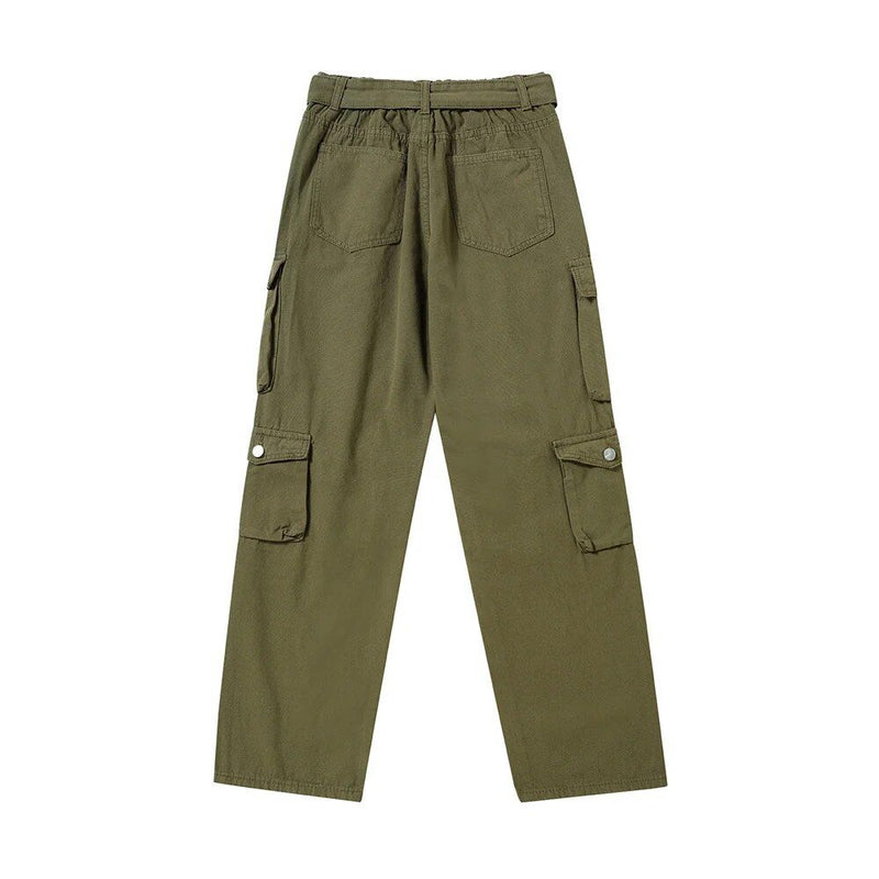 army green cargo pants, view 7 - MRSLM