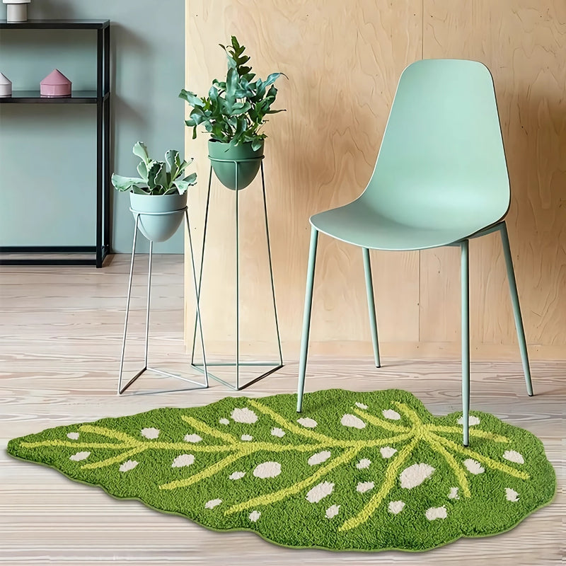 begonia leaf area rug, view 4 - MRSLM