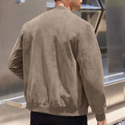 stylish vintage slim men's jacket, view 9 - MRSLM