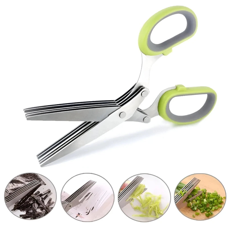5-blade herb scissors, view 5 - MRSLM