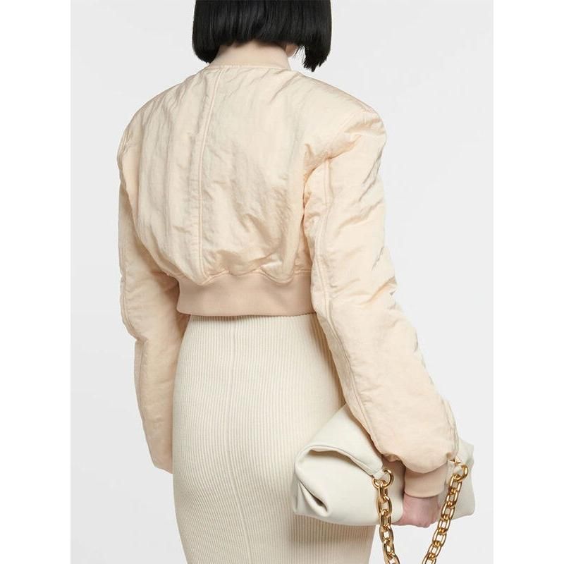 stand collar zippered jacket, view 4 - MRSLM
