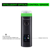 bicycle headlight sensor light, view 2 - MRSLM