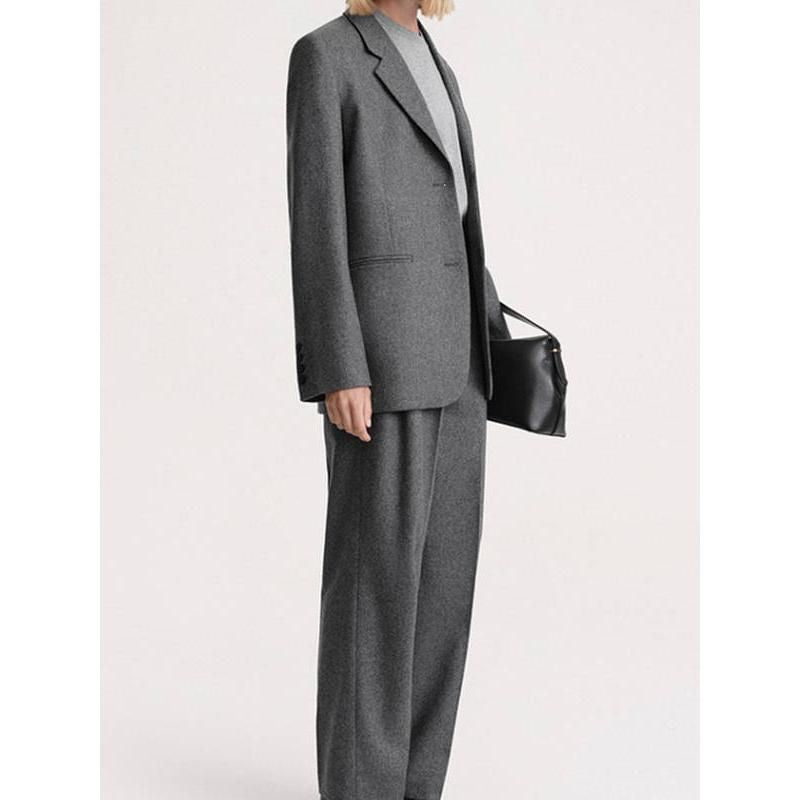 womens woolen blazer, view 4 - MRSLM