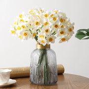 artificial narcissus flower bouquet, view 10 - MRSLM