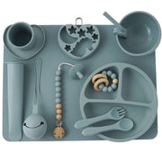 baby silicone tableware set, view 3 - MRSLM